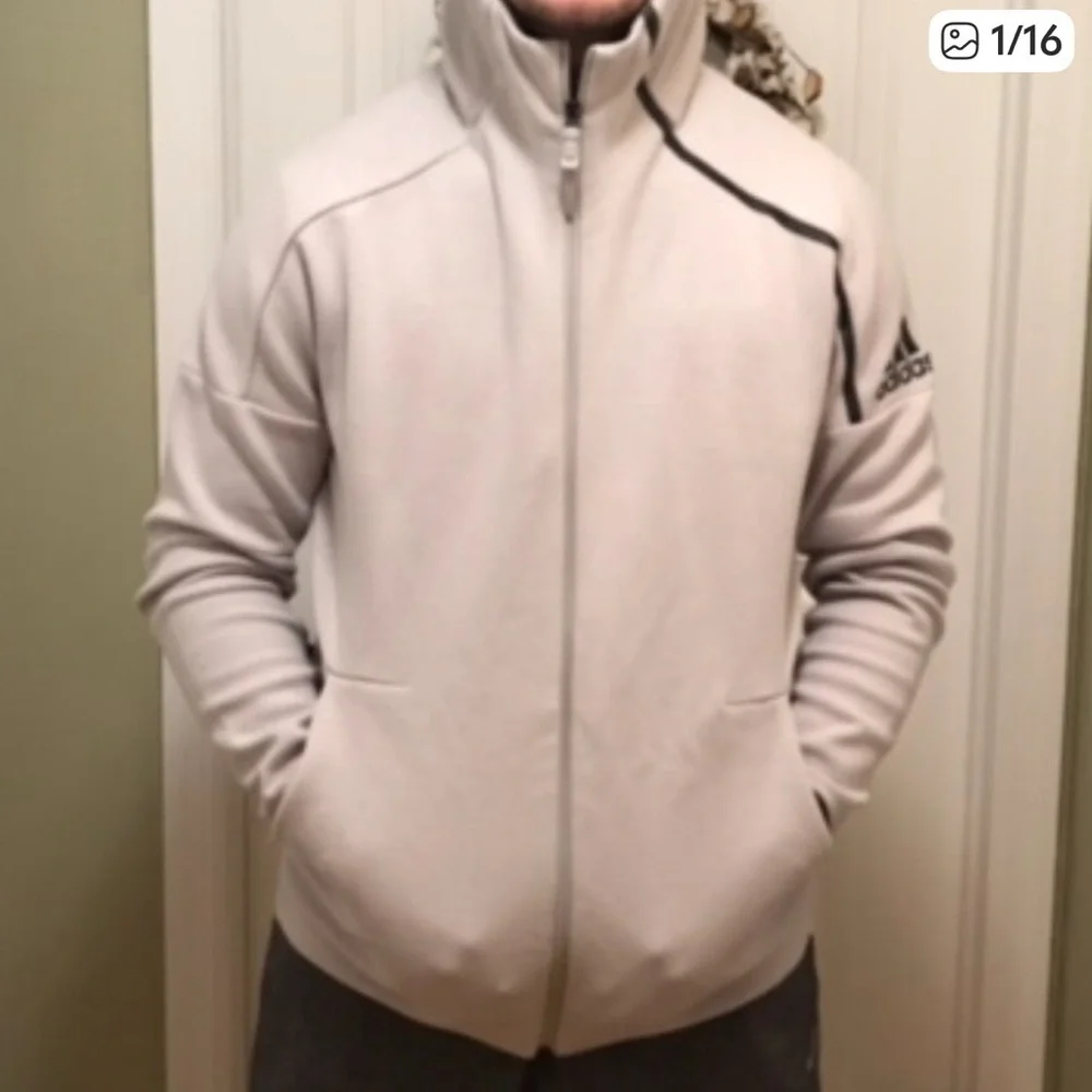 👟adidas Retro Hooded Full Zip Jacket